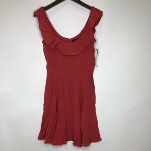 Reformation Women’s Mini Ruffle Dress Size 6